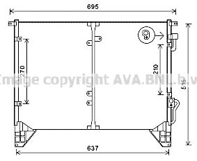 AVA QUALITY COOLING Kondensaator,kliimaseade DW5116